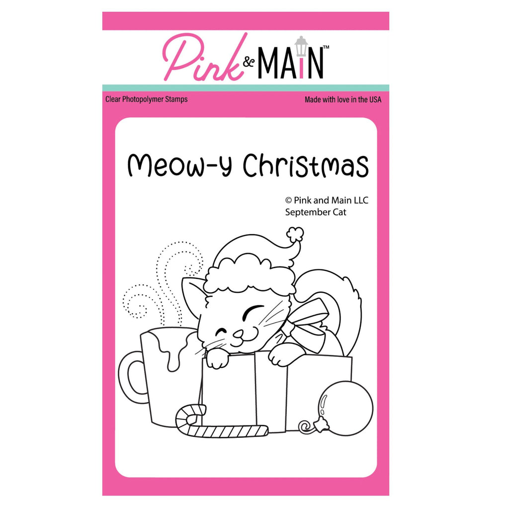 Pink and Main September Cat Clear Stamps pm0908