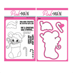 Pink and Main September Mouse Clear Stamp and Die Set