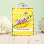 Pink and Main Shattered Gold CheerFoil Roll pmf305 umbrella