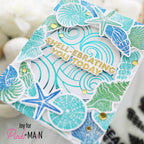 Pink and Main Shell-ebrate Clear Stamps PM0623 celebrate