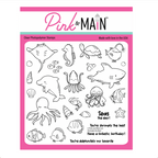 Pink and Main Shrimply the Best Clear Stamps pm0884