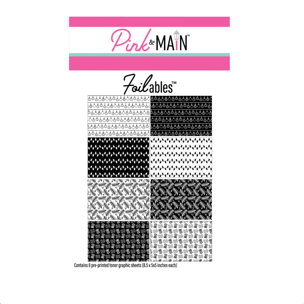 Pink and Main Simple Holidays Foilables Sheets pmf359