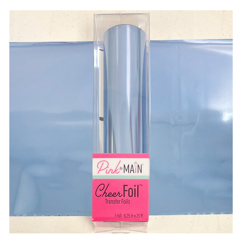 Pink and Main Sky Blue CheerFoil Roll pmf352