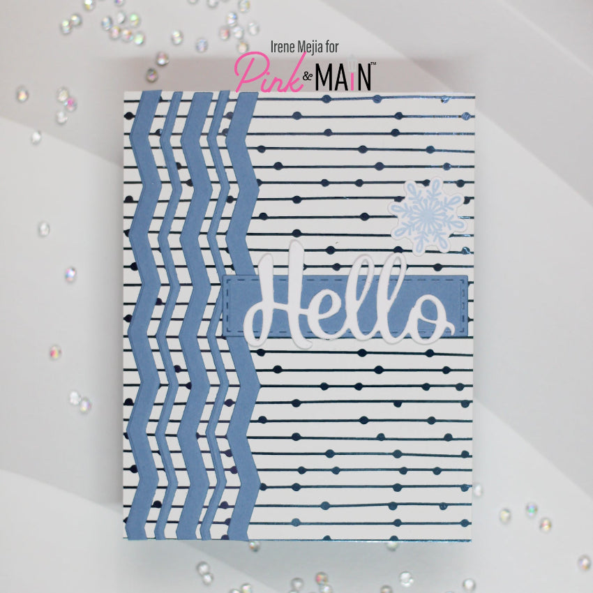 Pink and Main Sky Blue CheerFoil Roll pmf352 hello