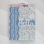 Pink and Main Sky Blue CheerFoil Roll pmf352 hello