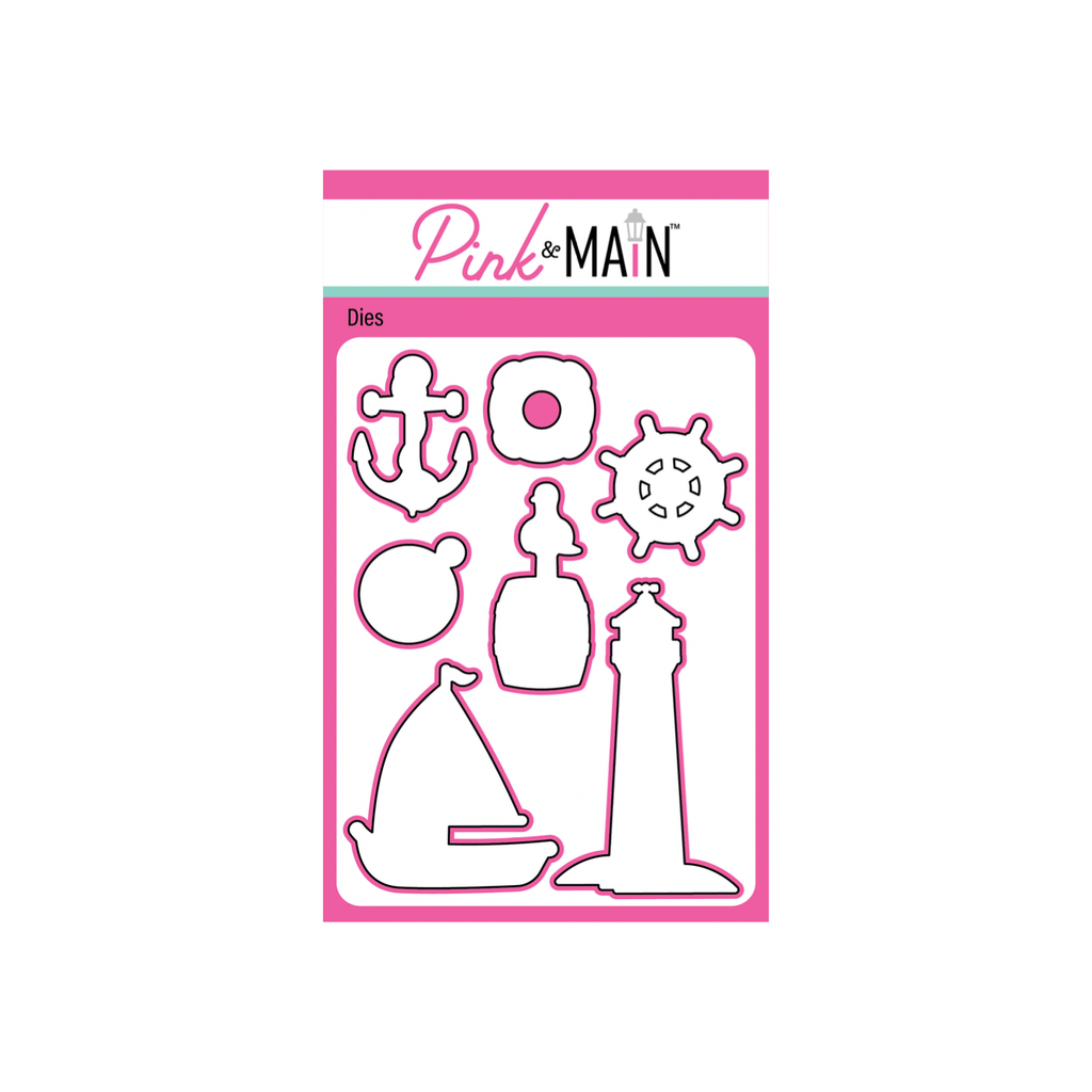 Pink and Main Smooth Sailing Clear Stamp and Die Set product image 2