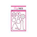 Pink and Main Smooth Sailing Clear Stamp and Die Set product image 2