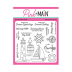 Pink and Main Smooth Sailing Clear Stamps pm0798