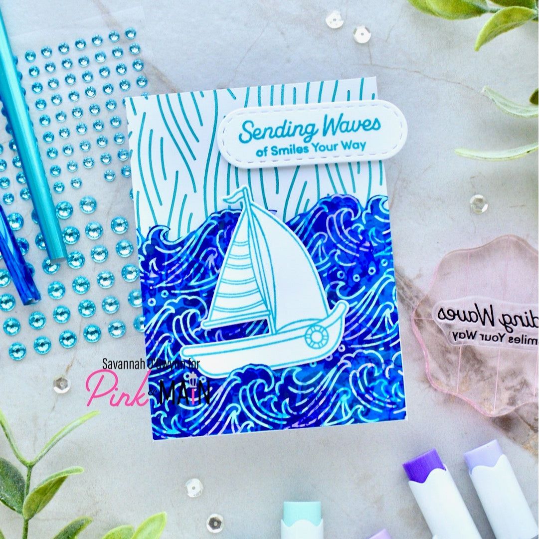 Pink and Main Smooth Sailing Dies pnm765 smile
