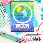 Pink and Main Smooth Sailing Dies pnm765 water