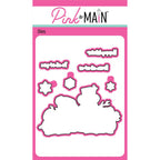 Pink and Main Snow Family Clear Stamp and Die Set image 2