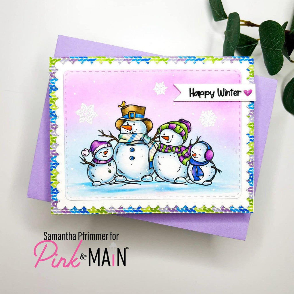 Pink and Main Snow Family Dies pnm696 purple