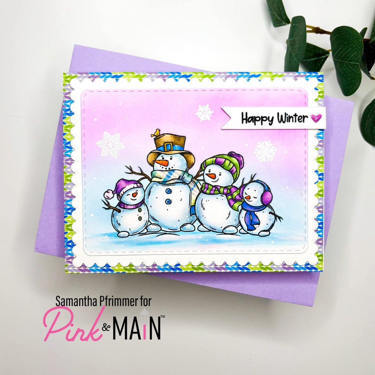 Pink and Main Snow Family Dies pnm696 purple