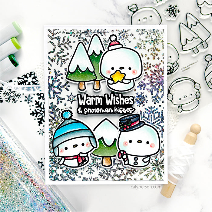 Pink and Main Snow Pals Clear Stamps pm0750 snowman| color-code:ALT01