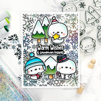 Pink and Main Snow Pals Dies pnm702 snowman | color-code:ALT01