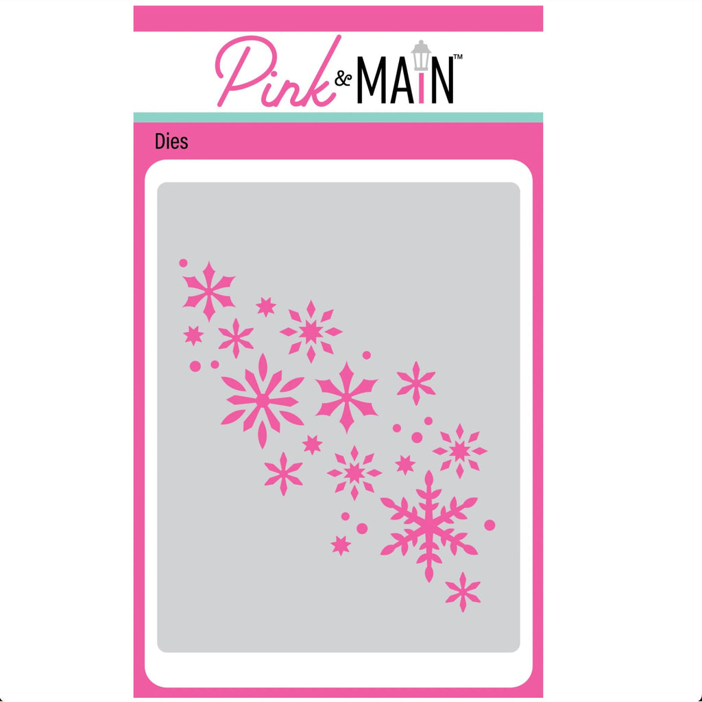 Pink and Main Snowflake Flurries Cover Die pnm935