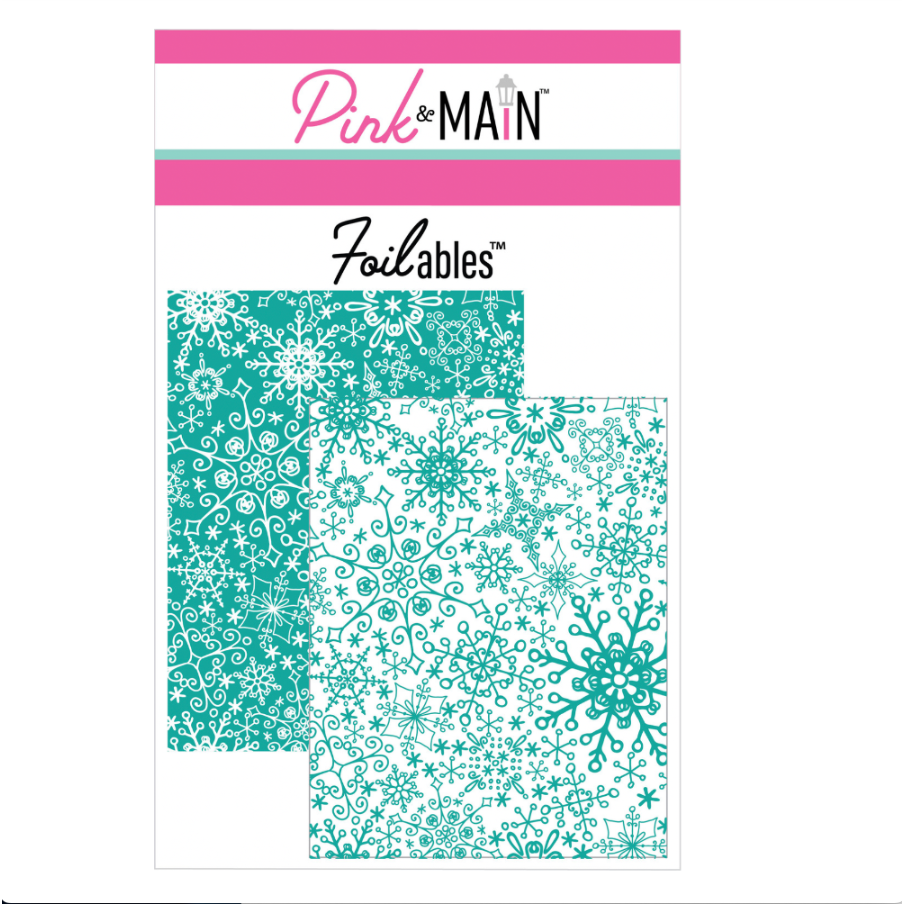 Pink and Main Snowy Days Foilables Panels pmf371