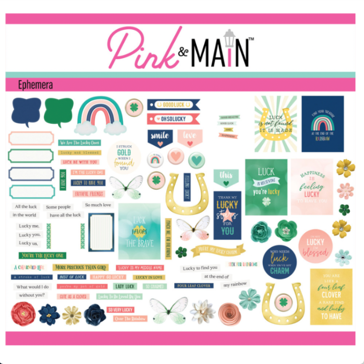 Pink and Main So Lucky Ephemera pmp194