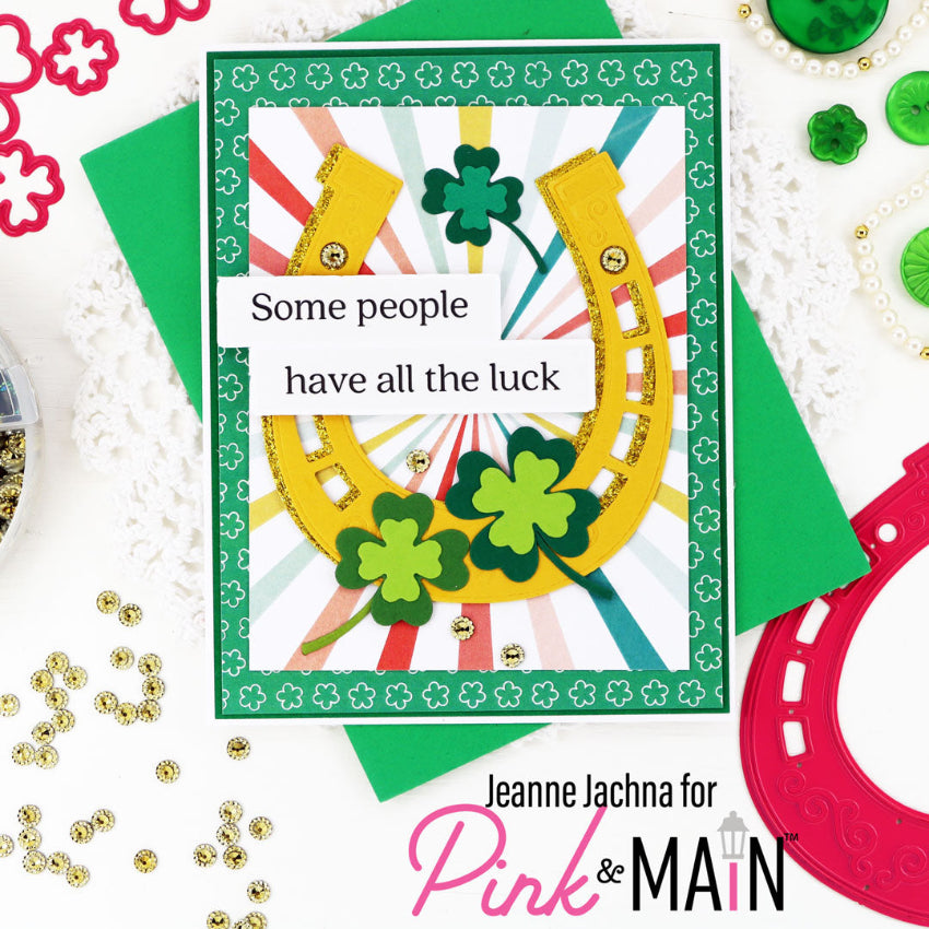 Pink and Main So Lucky Ephemera pmp194 golden horseshoe