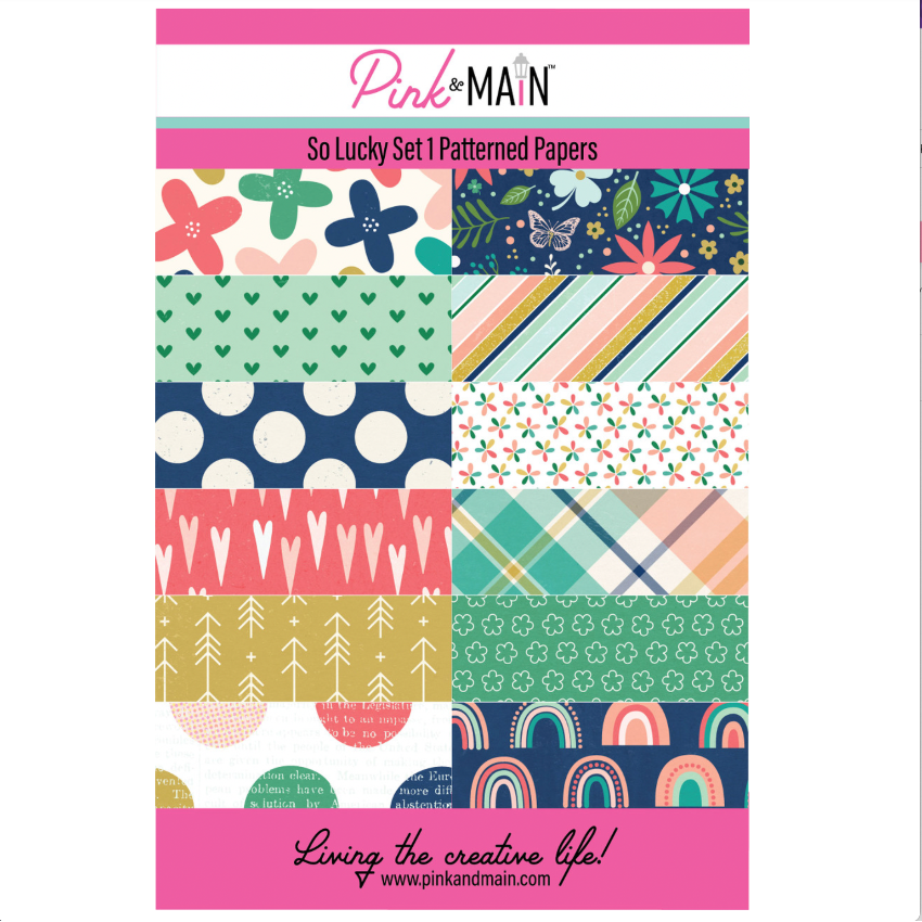 Pink and Main So Lucky Set 1 8.5 x 5.5 inch Paper Pack pmp191