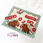 Pink and Main So Lucky Set 1 8.5 x 5.5 inch Paper Pack pmp191 capybaras
