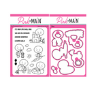 Pink and Main Spe-Shell Day Clear Stamp and Die Set