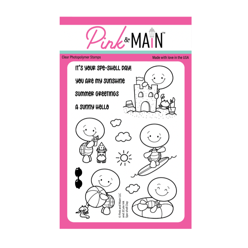 Pink and Main Spe-Shell Day Clear Stamps pm0800