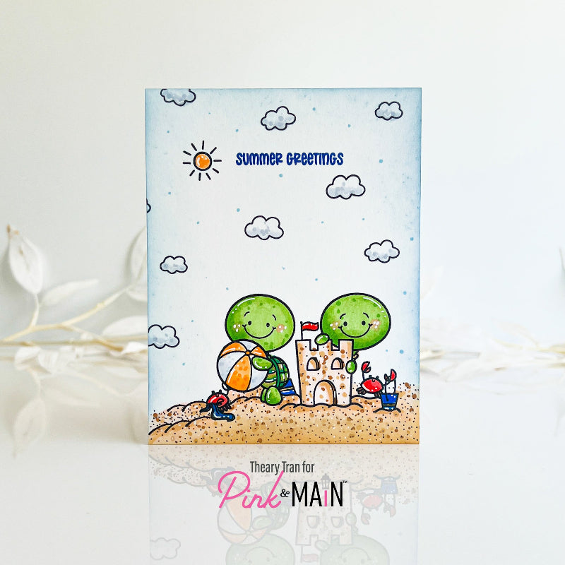 Pink and Main Spe-Shell Day Clear Stamps pm0800 greetings