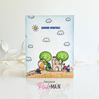Pink and Main Spe-Shell Day Clear Stamps pm0800 greetings