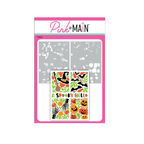 Pink and Main Spooky Hello Stencil and Foilables Sheets Set image 1