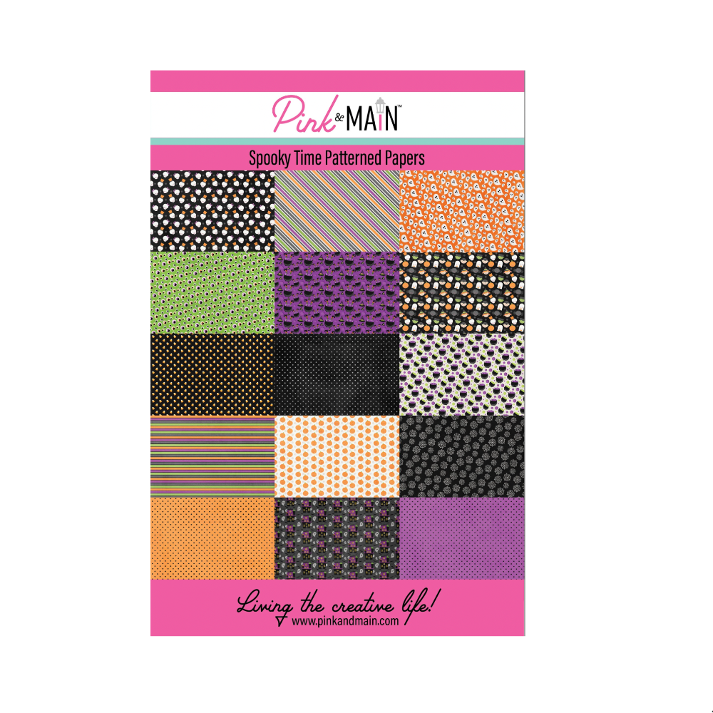 Pink and Main Spooky Time 8.5 x 5.5 inch Paper Pack pmp178