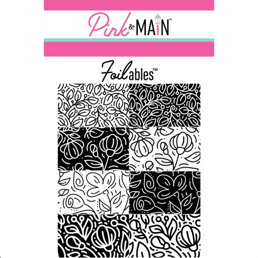 Pink and Main Spring Blooms Foilables Sheets pmf385