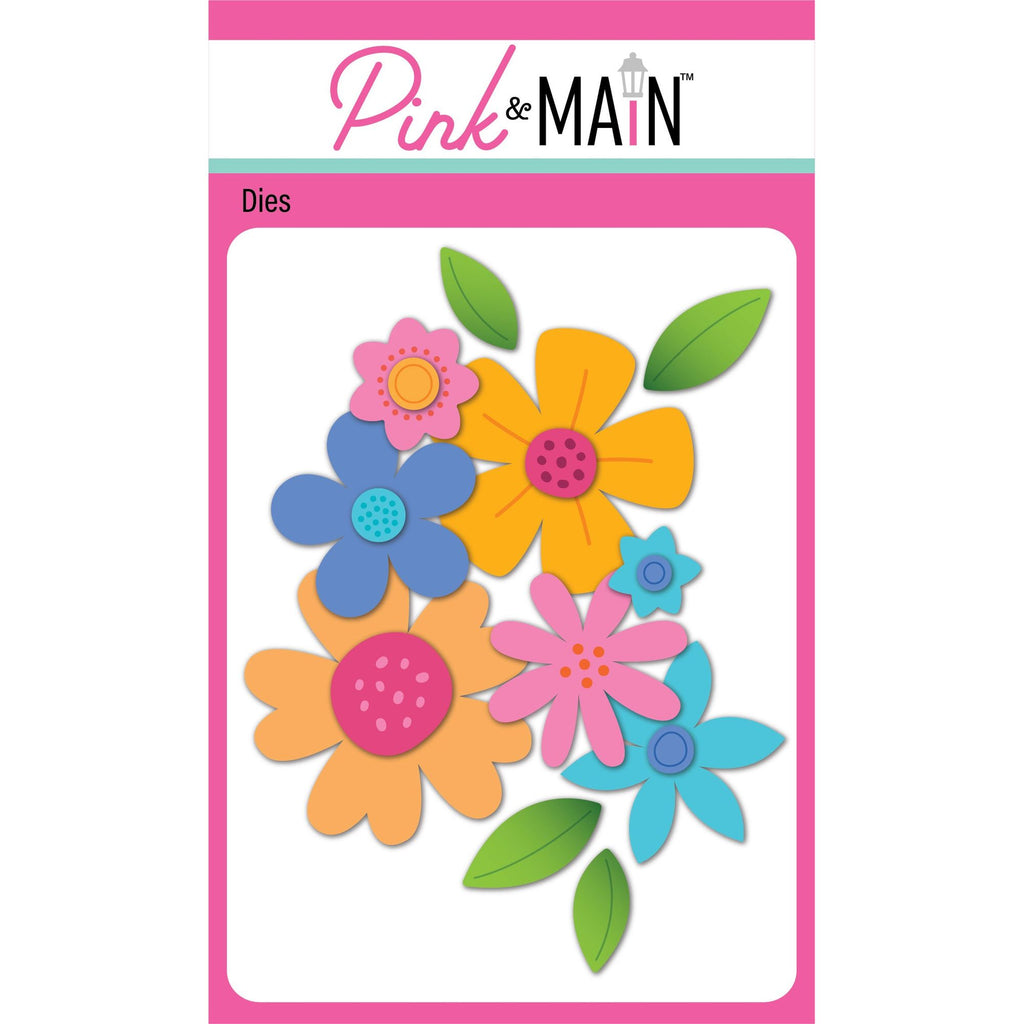 Pink and Main Spring Flowers Dies pnm750