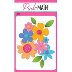 Pink and Main Spring Flowers Dies pnm750