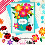 Pink and Main Spring Flowers Dies pnm750 bright colors