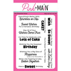 Pink and Main Sprinkles On Top Clear Stamps pm0774
