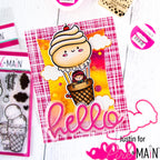 Pink and Main Sprinkles of Joy Dies PNM531 hello