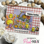 Pink and Main Square Shaker Covers pmt107 easter shaker card