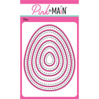 Pink and Main Stitched Egg Dies pnm716