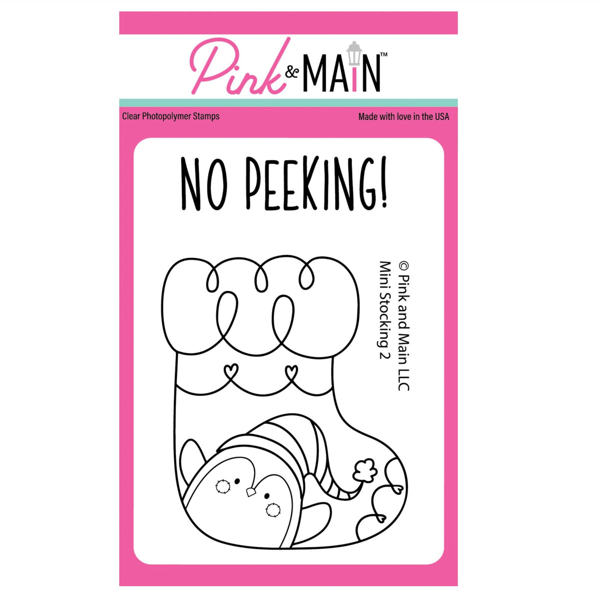 Pink and Main Stocking Mini 2 Clear Stamps pm0914