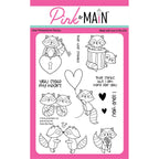 Pink and Main Stole My Heart Clear Stamps pm0754