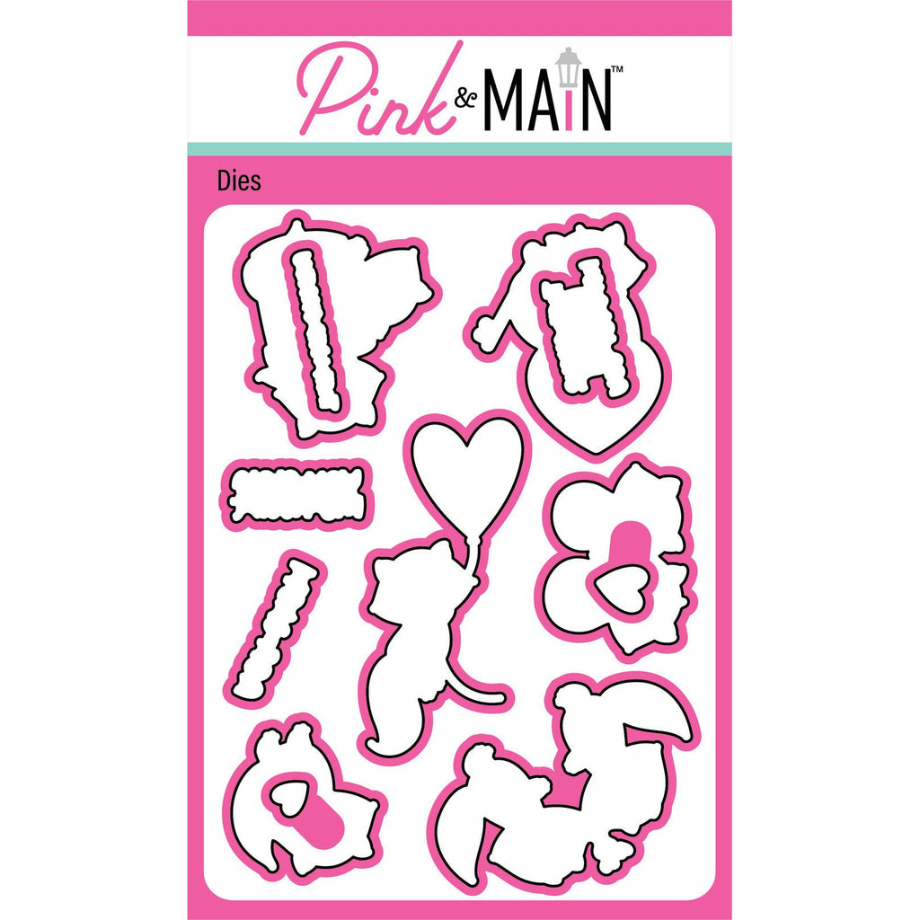 Pink and Main Stole My Heart Coordinating Dies pnm706