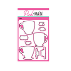 Pink and Main Summer Mugs Clear Stamp and Die Set product image 2