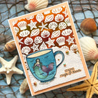 Pink and Main Summer Mugs Clear Stamps pm0796 mermaid