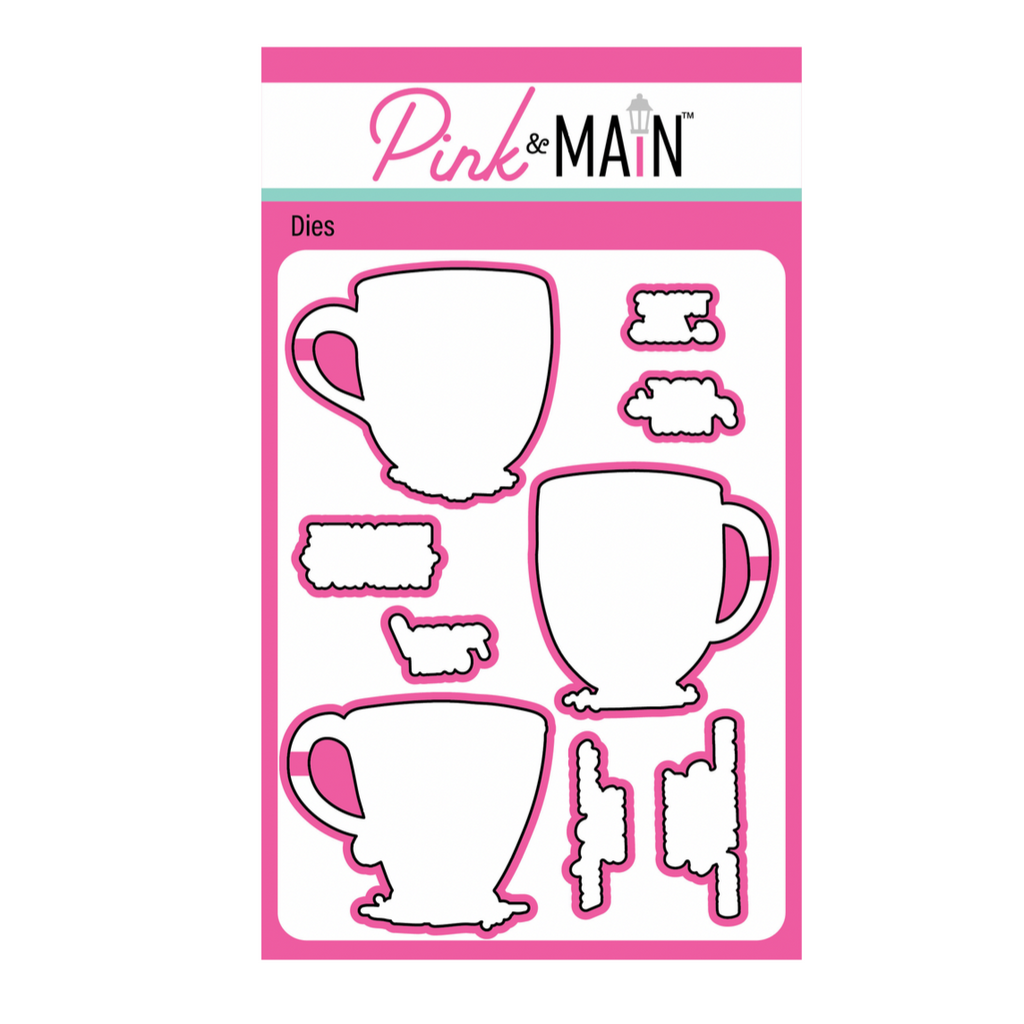 Pink and Main Summer Mugs Dies pnm763