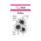 Pink and Main Sunflowers Foilables Panels pmf342