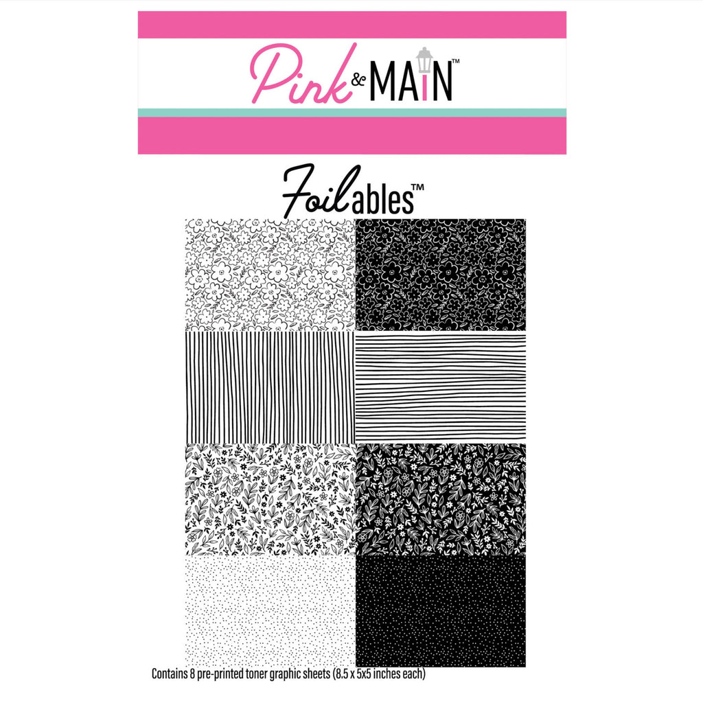 Pink and Main Sweet Garden Foilables Sheets pmf417