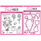 Pink and Main Sweet Scarecrow Clear Stamp and Die Set