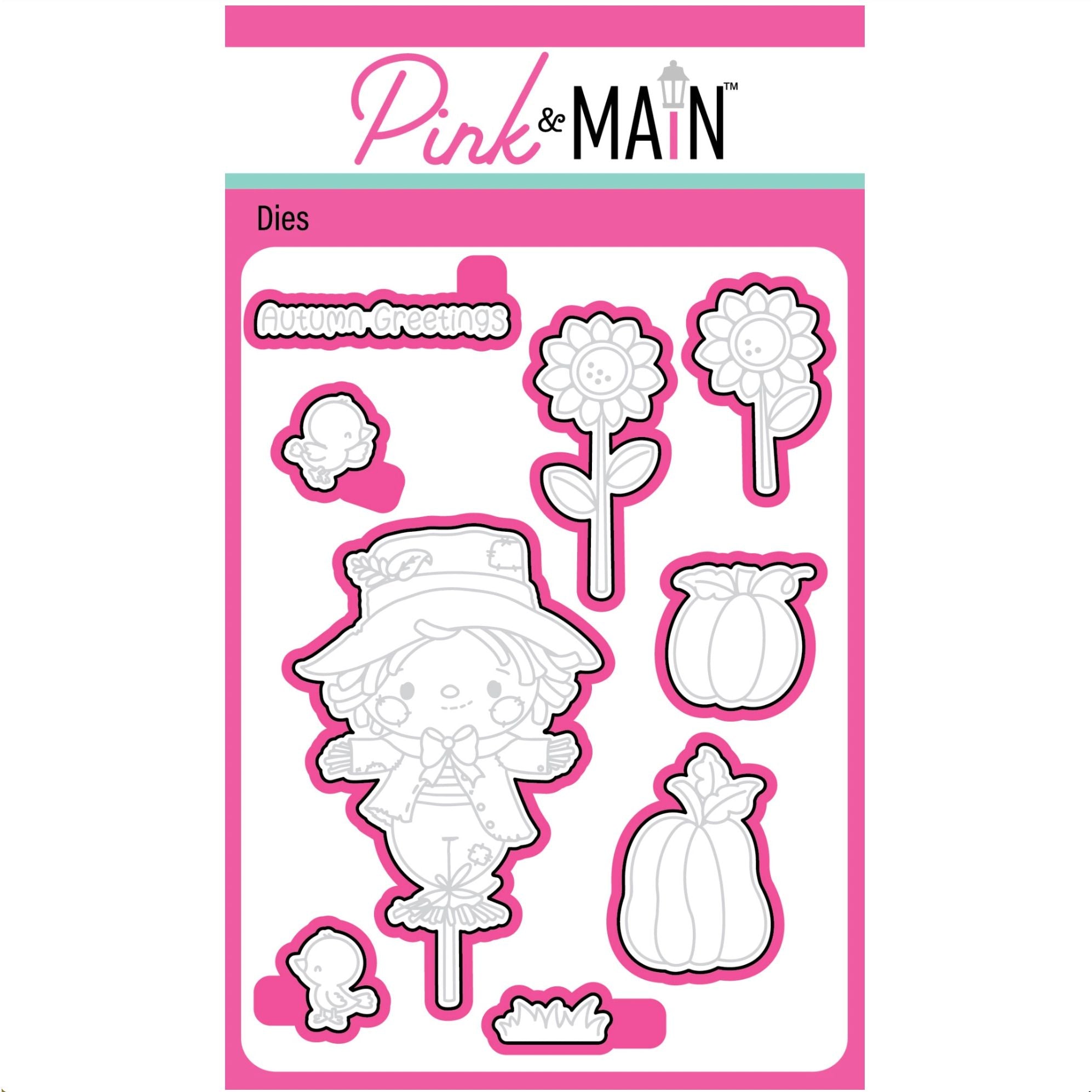 Pink and Main Sweet Scarecrow Clear Stamp and Die Set product image 2