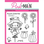 Pink and Main Sweet Scarecrow Clear Stamps pm0899